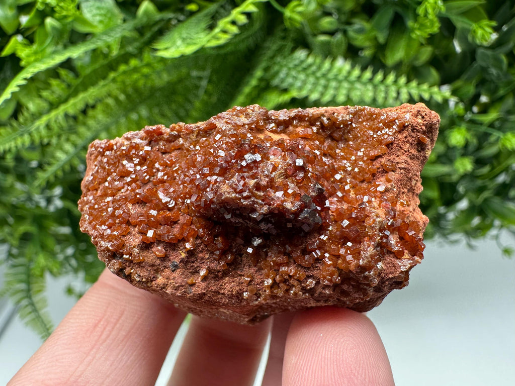 Red Vanadinite on Matrix from Marocco,crystal minerals Speciment cluster Vanadinite crystal Vanadinite Geology Vanadinite cluster minerals