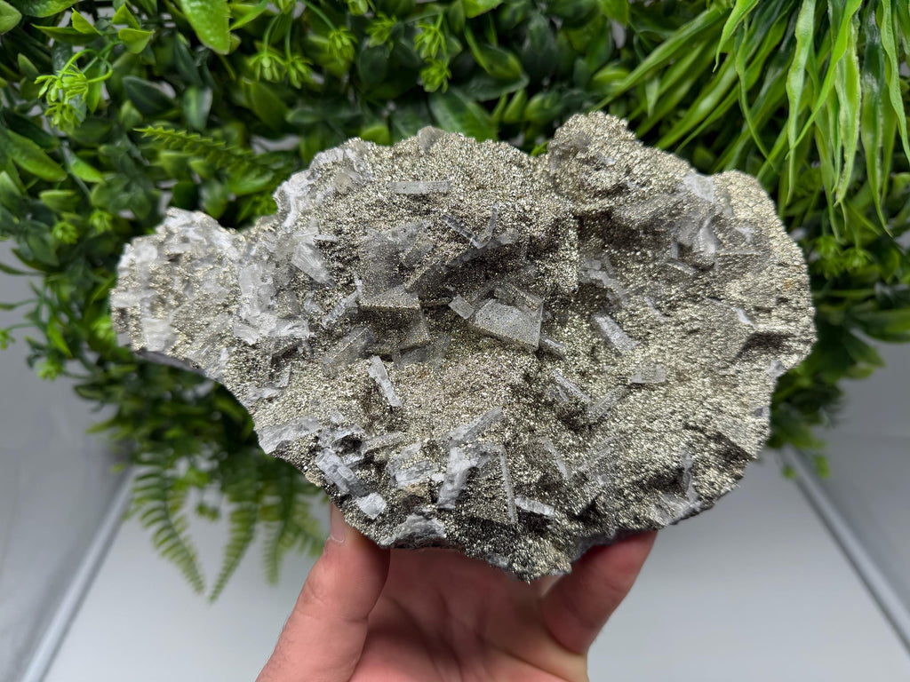 Large Barite Marcasite Chalcedony Cluster - Androvo Mine, Bulgaria