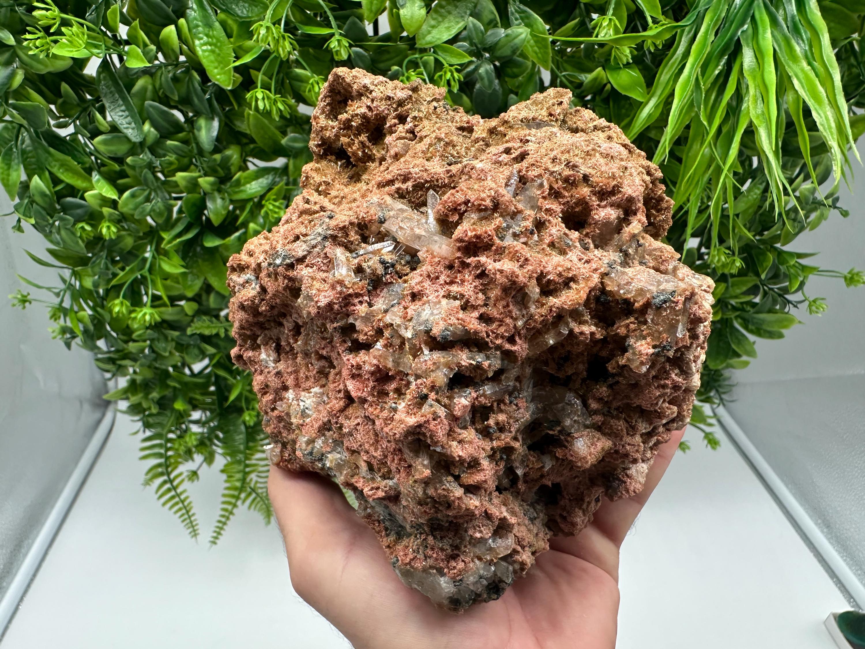 Quartz with Hematite & Iron Oxide: Collectible Mineral Specimen, 9th September Mine