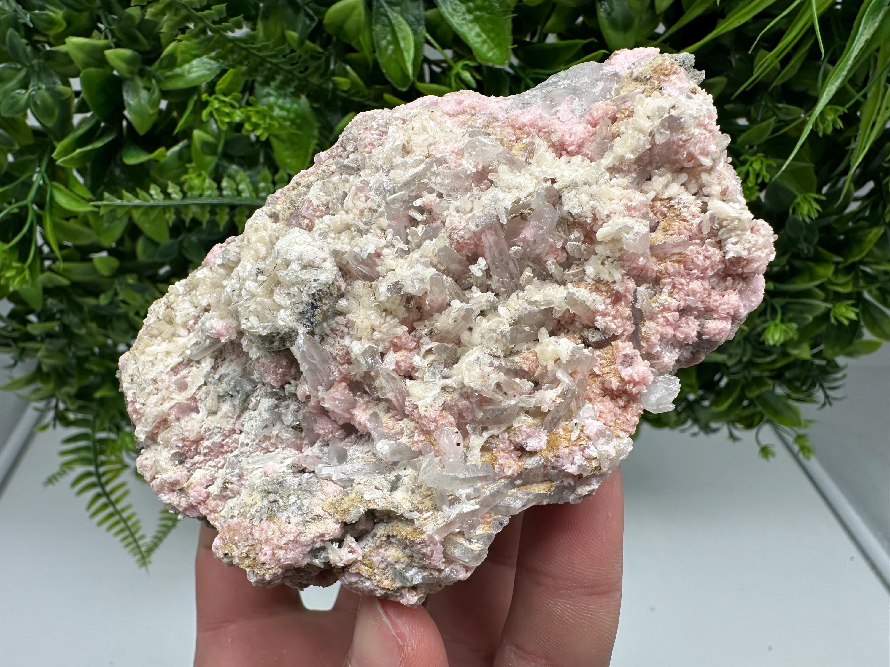 Pink Rhodochrosite Crystal, Starnica Mine, Bulgaria, Mineral Decor