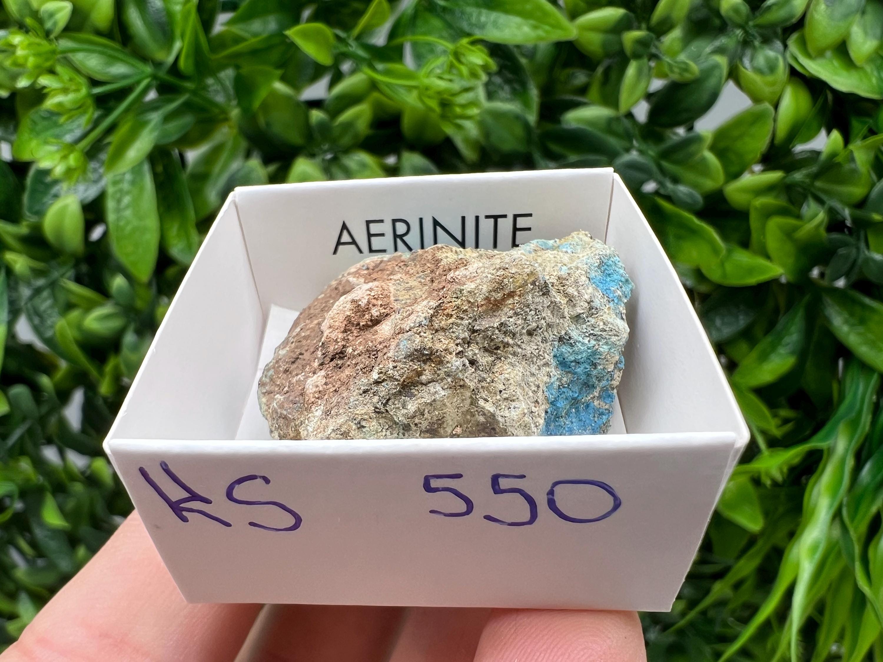 Rare Raw Aerinite Mineral Specimen: Lleida, Spain (3.5/3 CM