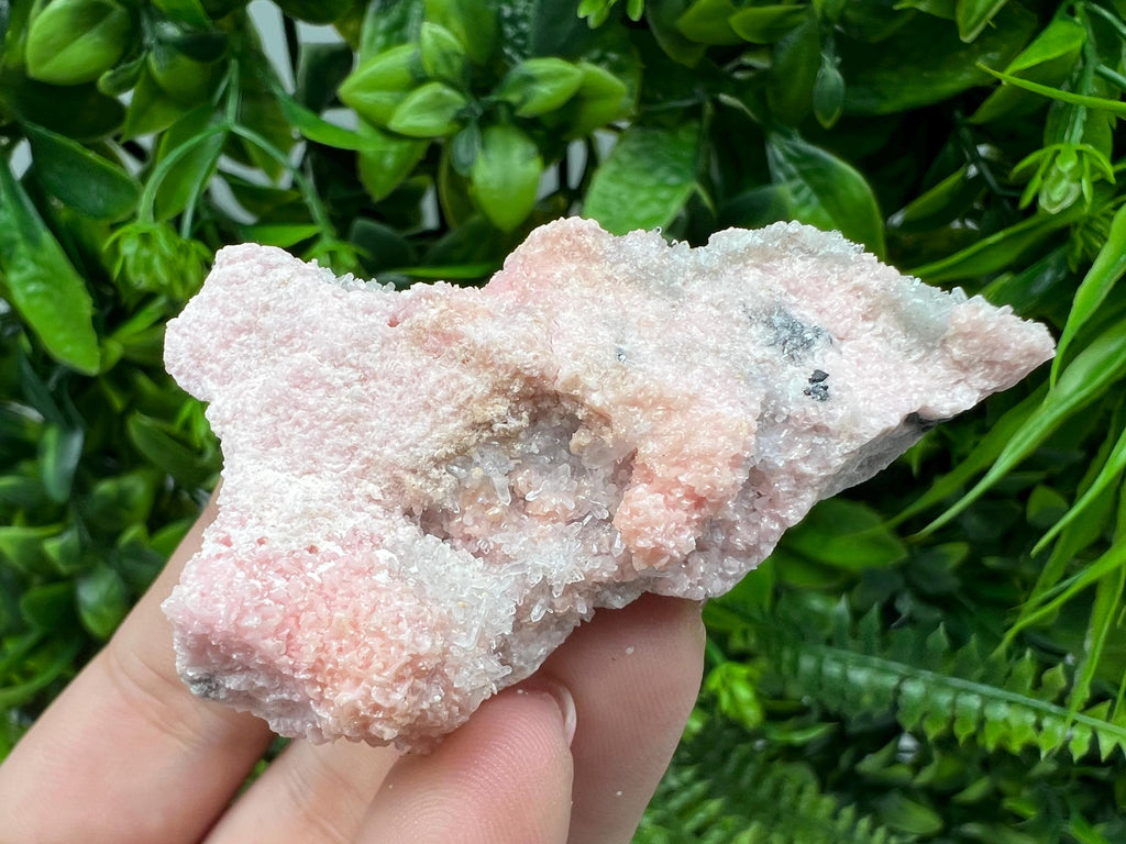 Beautiful Rhodochrosite perfect pink colour Starnica Mine Davidcovo Bulgaria natural minerals souvenir crystal gift home decor stone gift