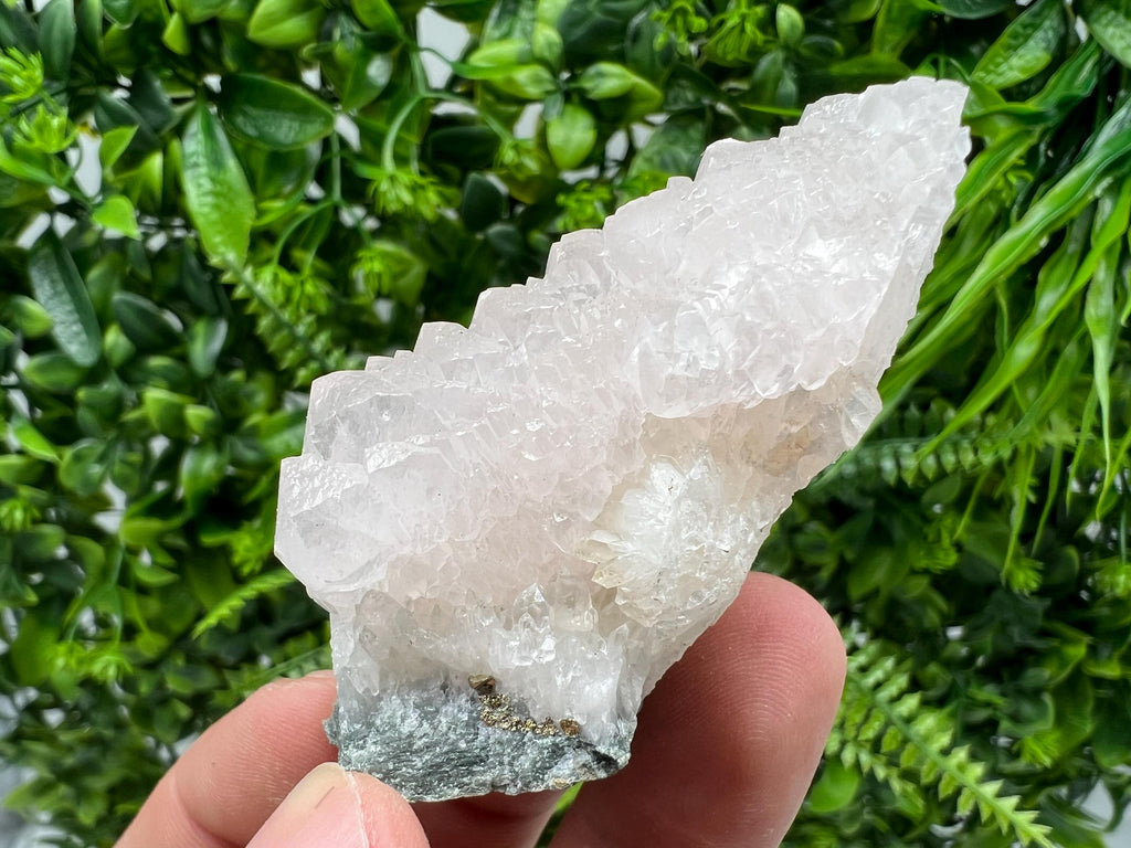 Rare UV Calcite Cluster, Djurcovo Mine, Bulgaria, Mineral Specimen