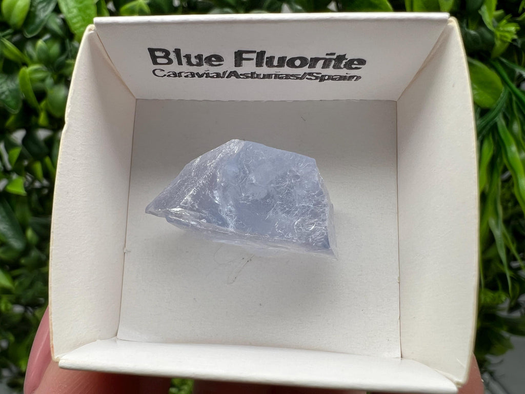 Blue Fluorite Mineral Specimen: Spanish Crystal Collection (2.5/1.5 cm)