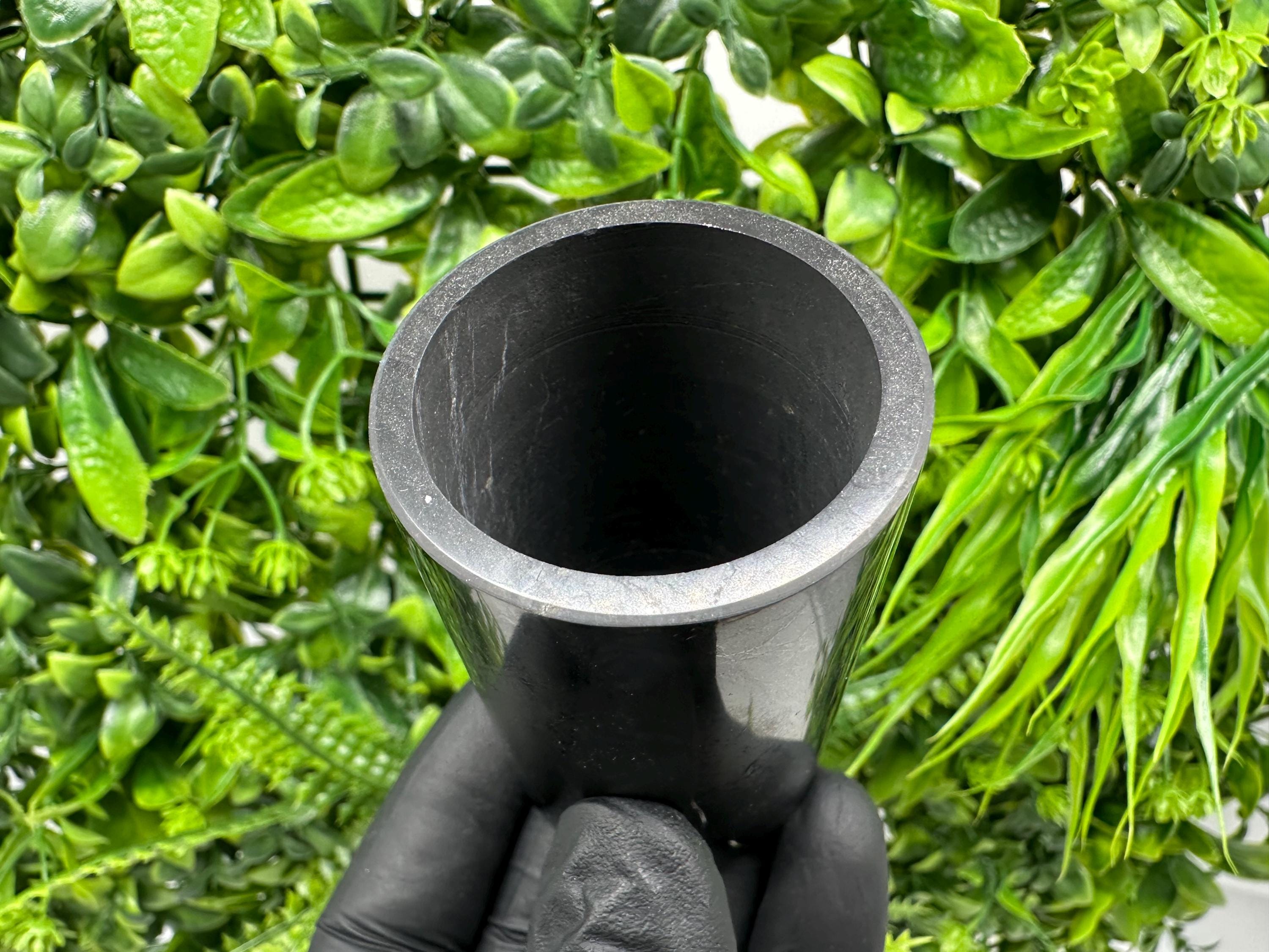 Polished Shungite Cup (60mm): Natural Karelia Stone