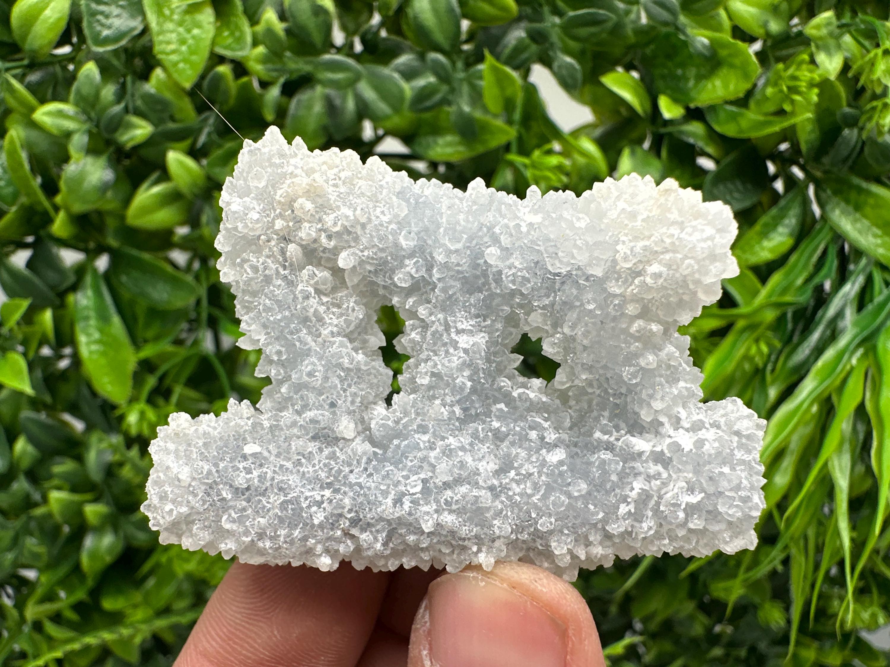 Natural Chalcedony Specimen: India Crystal Mineral, Home Decor