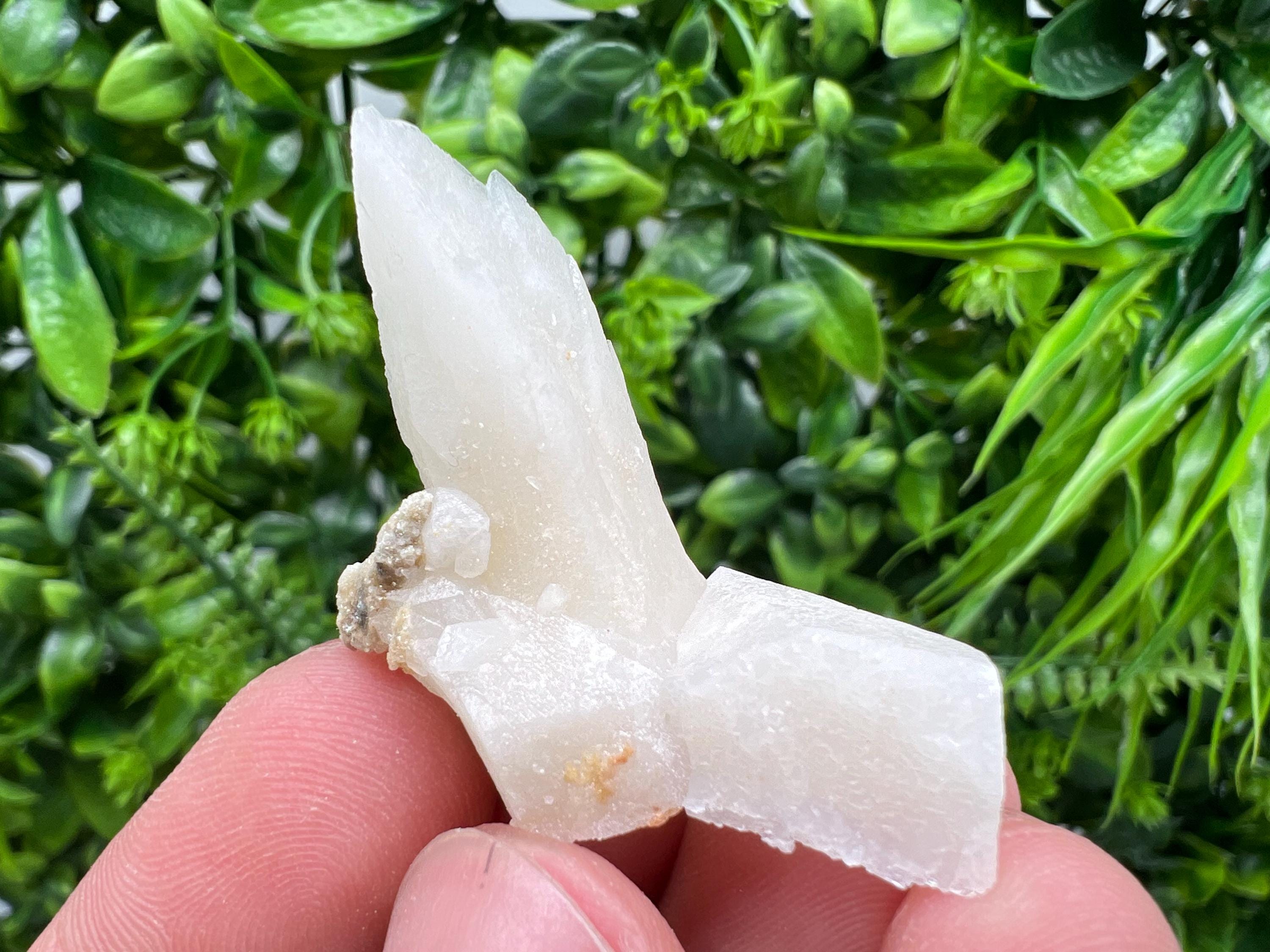 Calcite on Aragonite: Natural Healing Crystal from Bulgaria