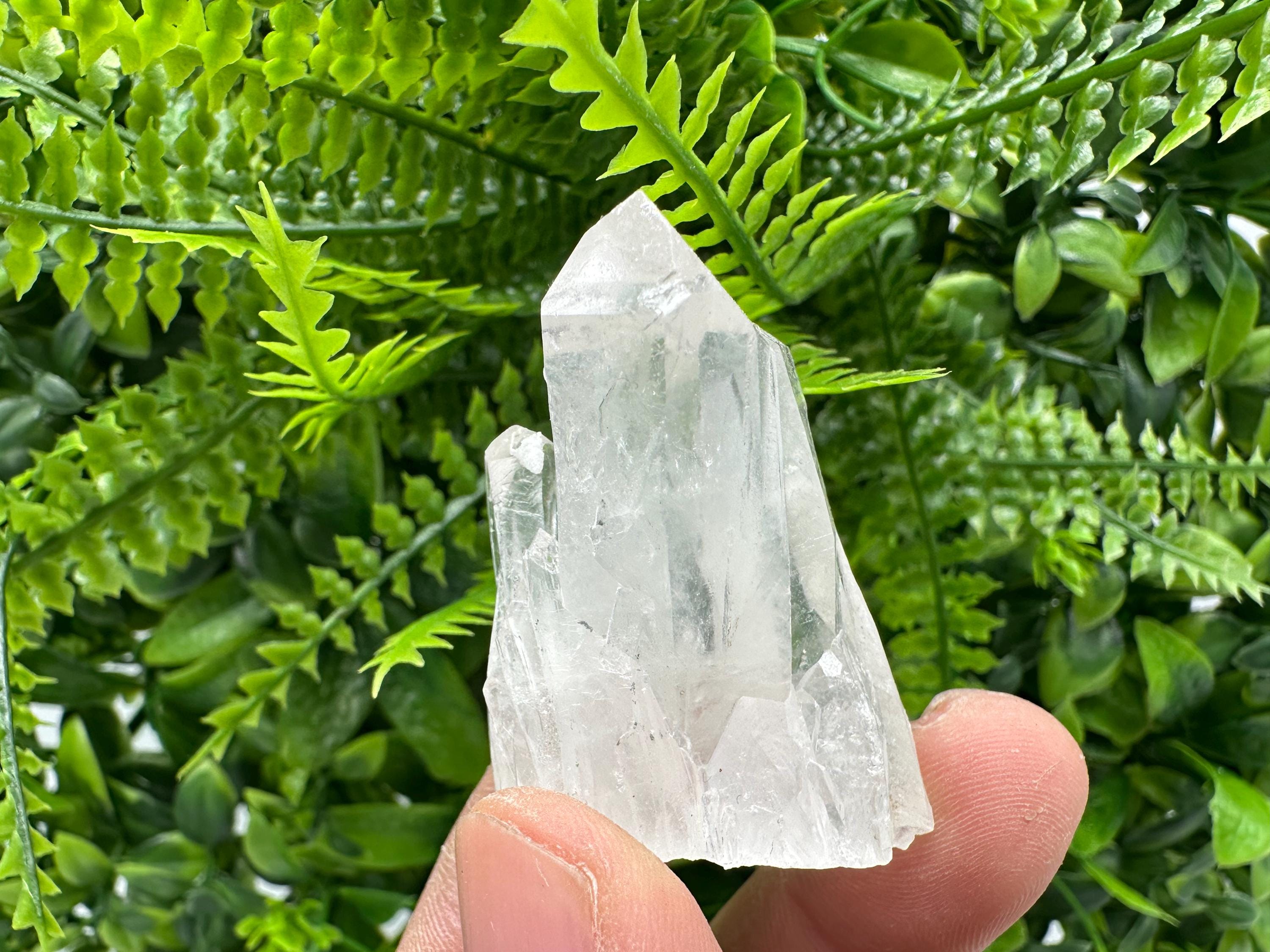 Transparent Quartz Crystal Cluster, Djurcovo Mine, Bulgaria, Rare Mineral Specimen