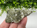 Green Epidote with Quartz Crystals - Extremely Sparkly with Rainbows,souvenirs collection stone,gift,decor, Eastern Anatolian, Turkey
