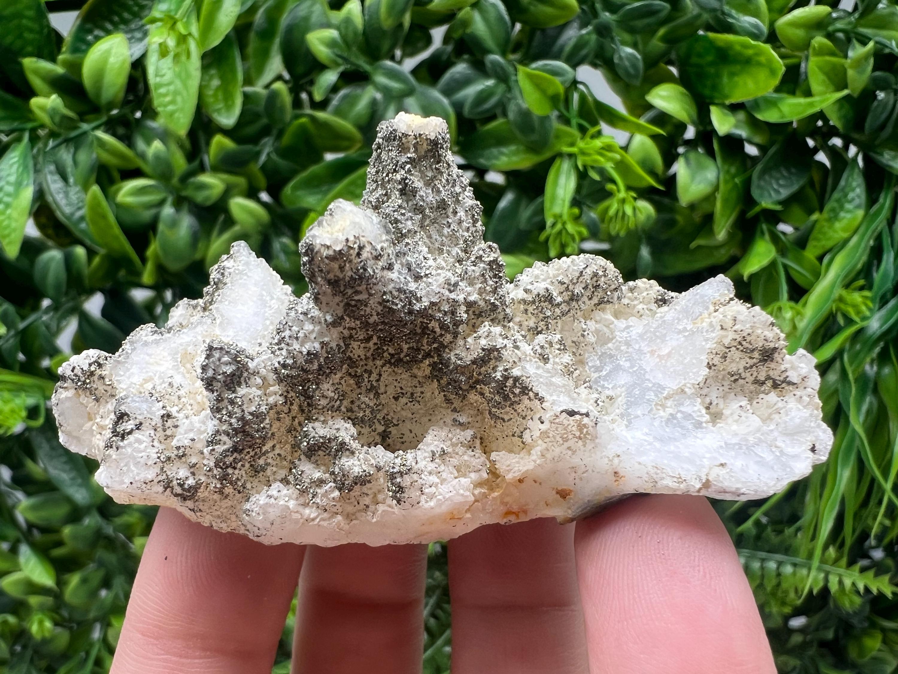 Barite,Marcasite on Chalcedony,from Androvo mine,Bulgaria,natural minerals souvenir,collection crystal,rare Barite cluster,gift,home