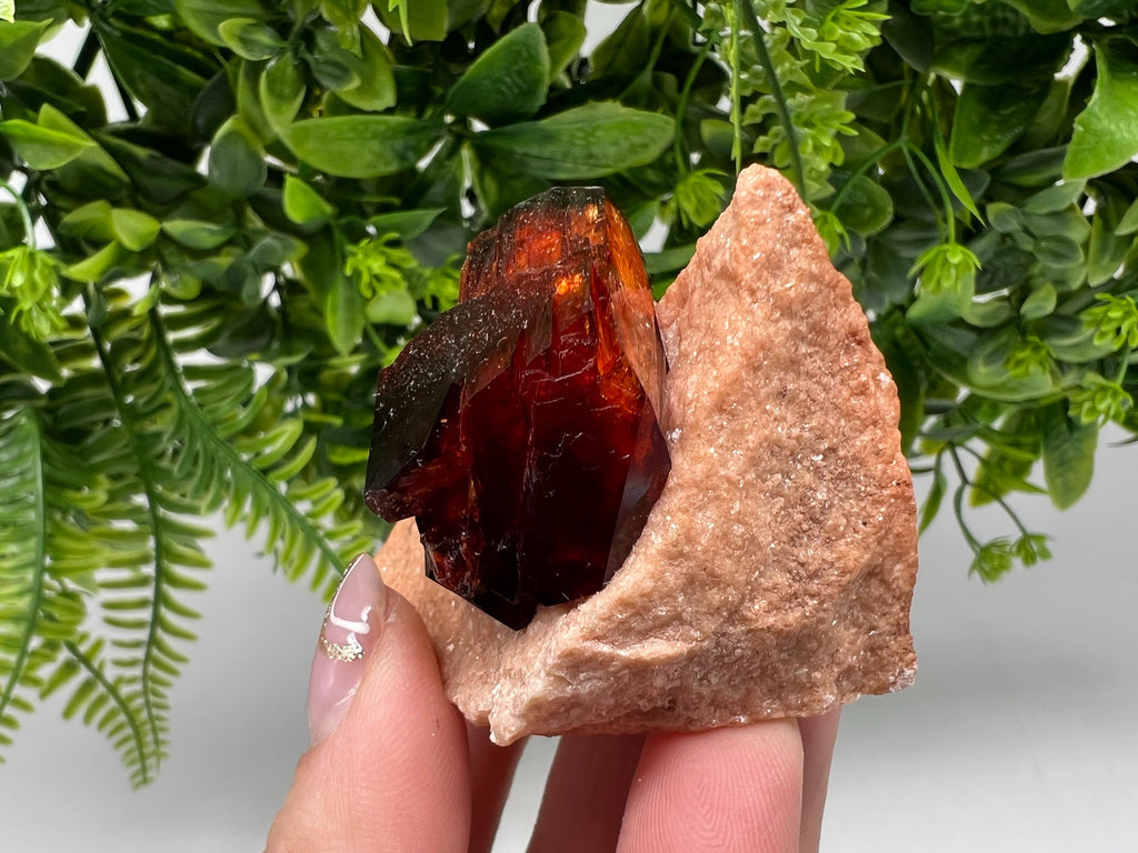 Orange-Brown Arcanite Mineral Specimen, Santa Ana Tin Mine