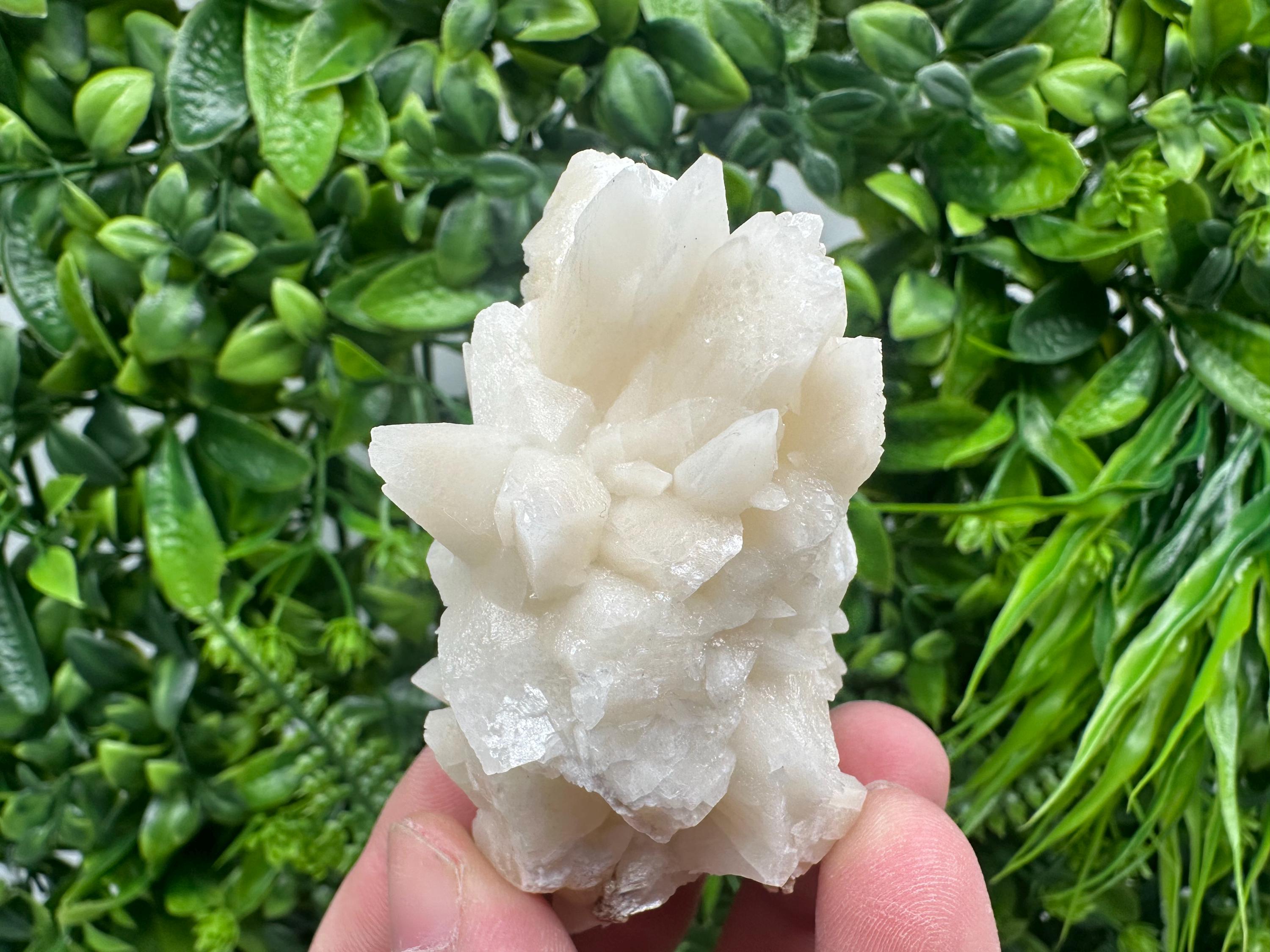 Calcite on Aragonite: Djurcovo Mine, Bulgaria Crystal