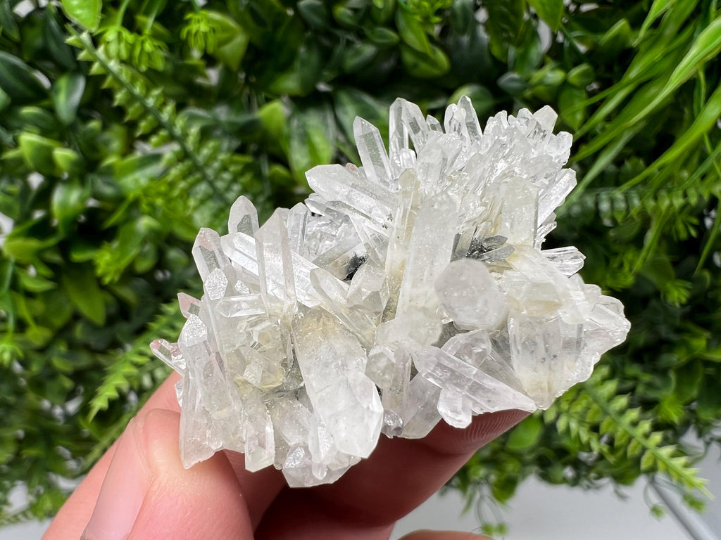 Transparent Quartz Cluster, Borieva Mine Mineral Specimen