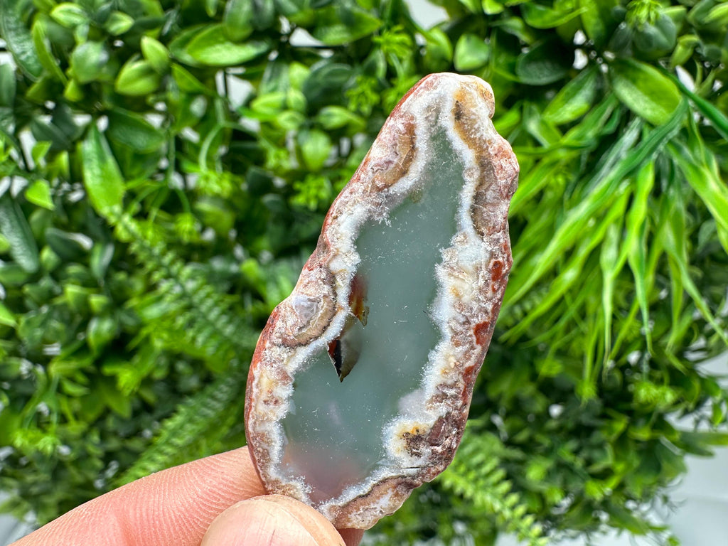 Polished Agate Slice: Spiritual Healing Crystal Coaster (2.5/5cm)