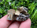 Rainbow Pyrite with Calcite, Natural Mineral Specimen, Bulgaria