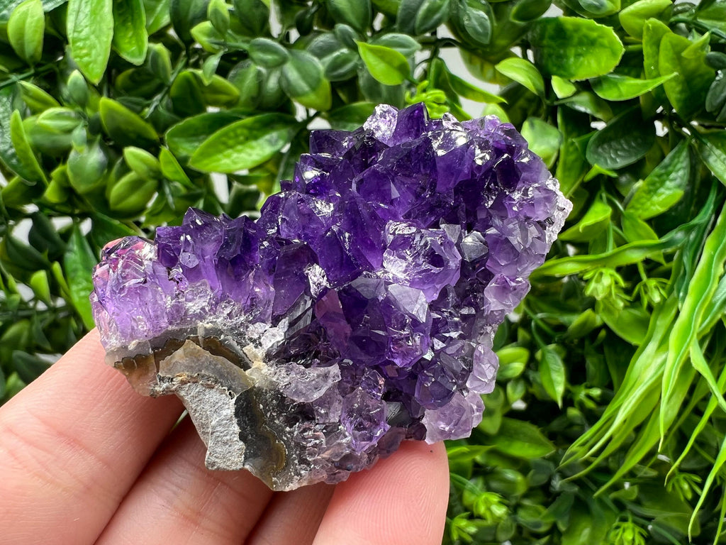 Uruguay Amethyst Crystal: Purple Quartz Home Decor, Energy Stone