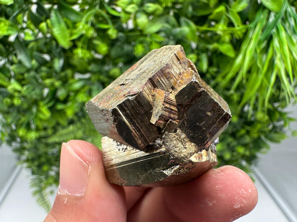 Wonderful Rainbow Pyrite whit Calcite,natural minerals souvenir Crystal,collection stone,rare minerals,home decor,Borieva Bulgaria