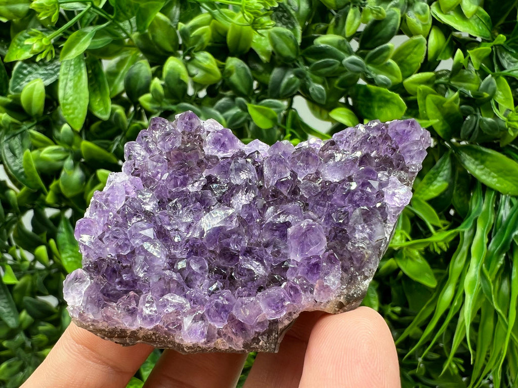 Natural Purple Amethyst Cluster, Uruguay Crystal, Home Decor