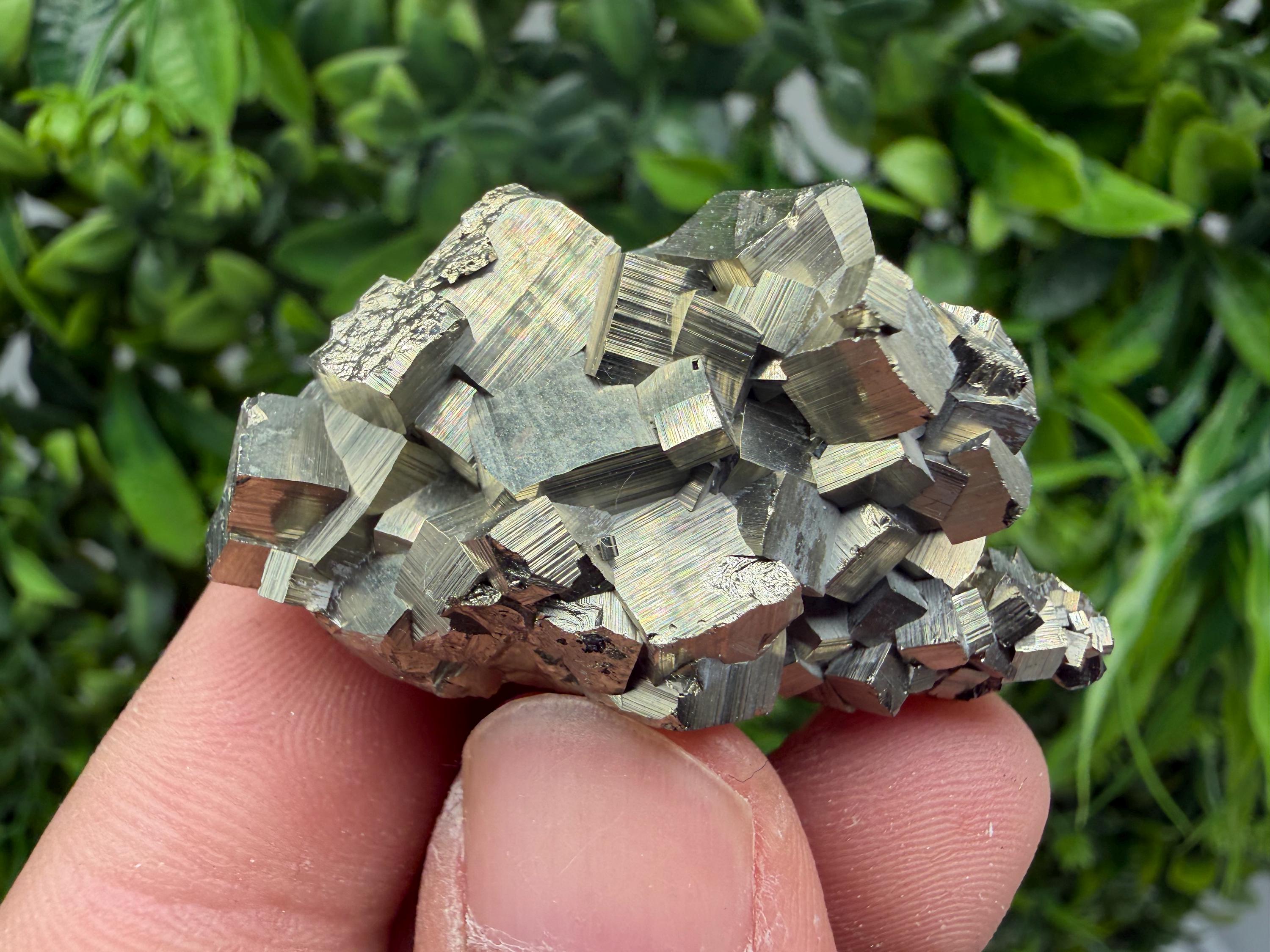 Rare Floating Pyrite Cluster, Fool’s Gold Crystal Decor