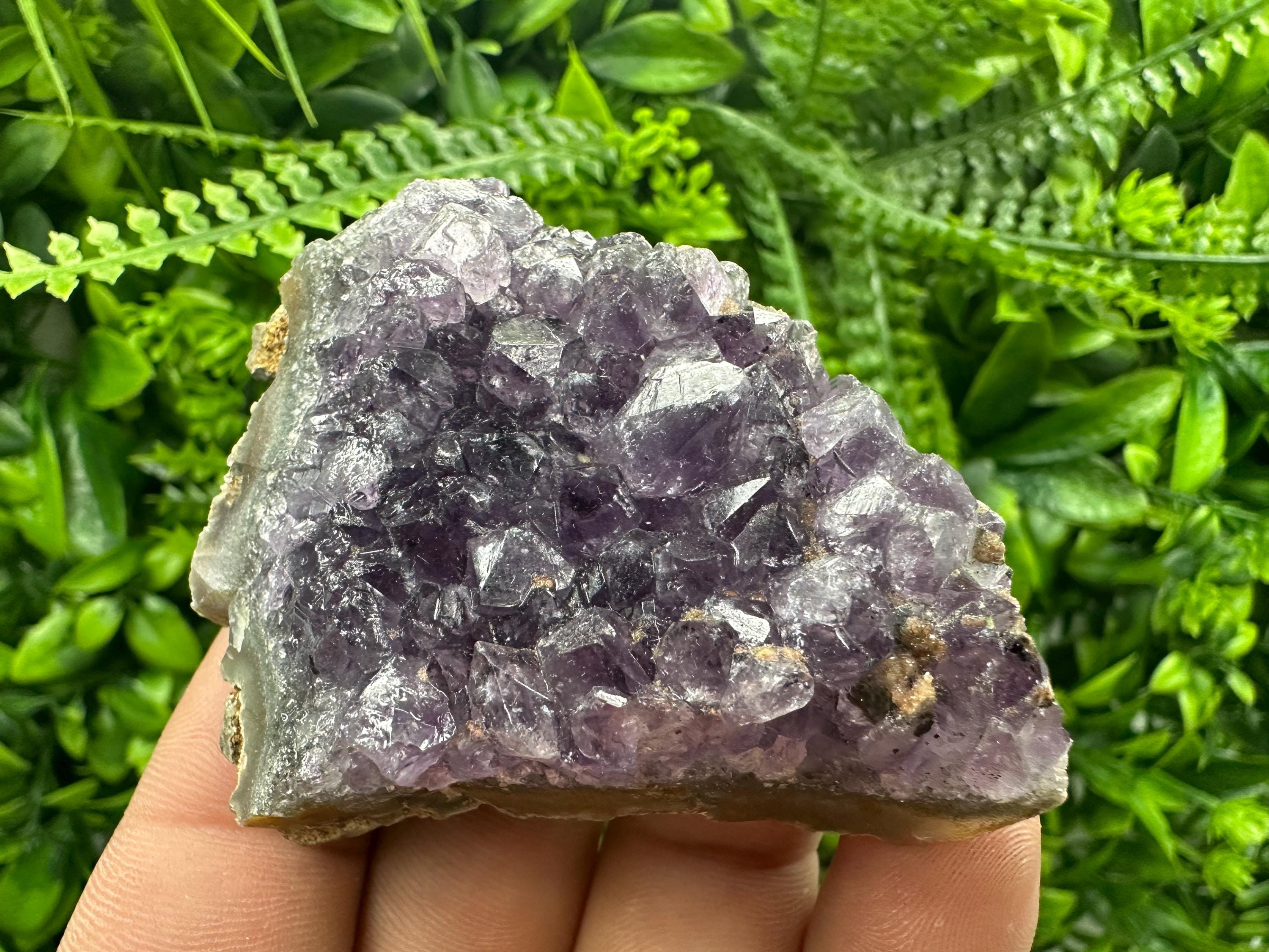 Uruguay Amethyst Crystal: Purple Quartz Home Decor, Energy Crystal
