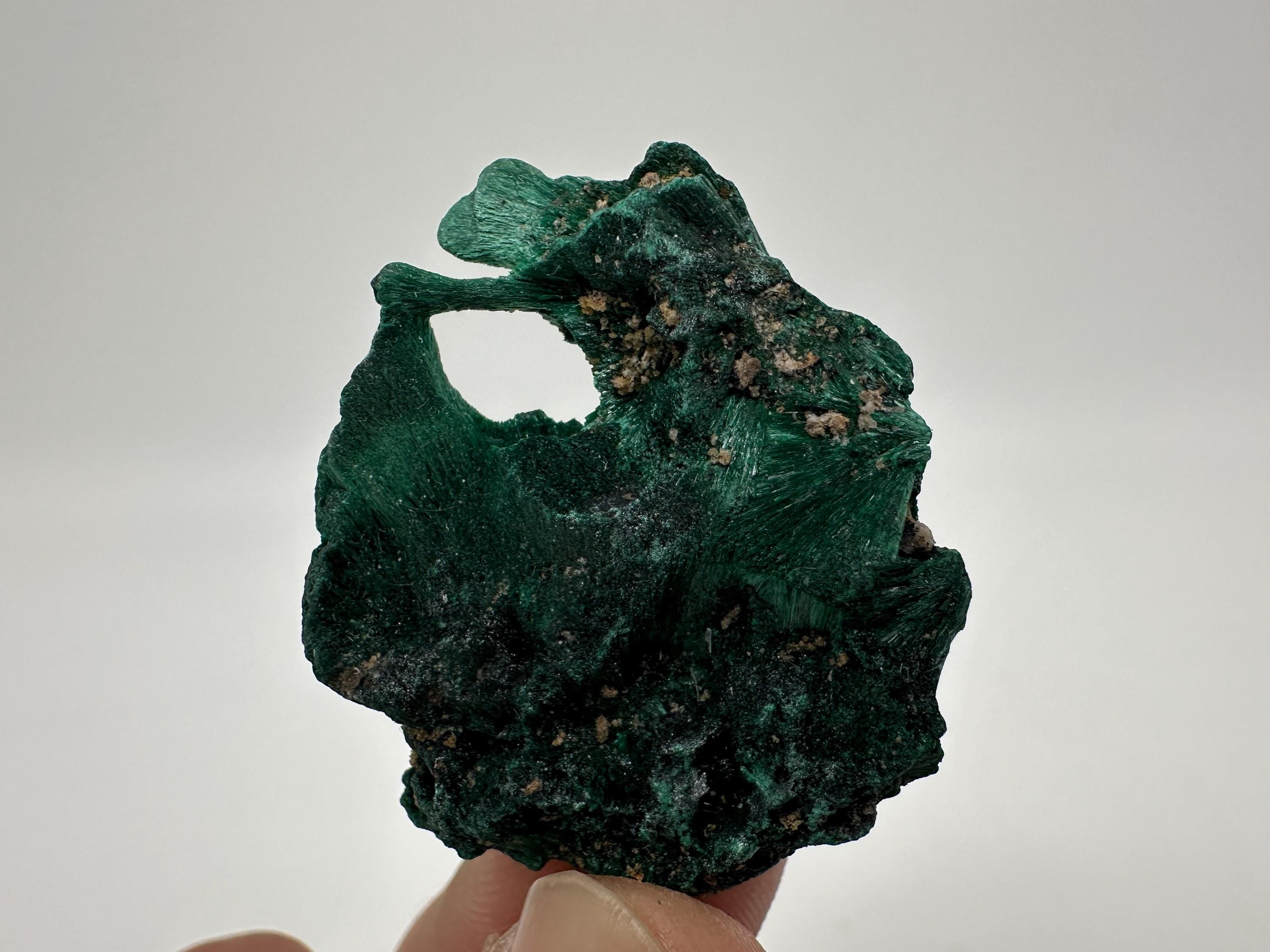 Green Polished Malachite Crystal, Congo Minerals, Chakra Stone