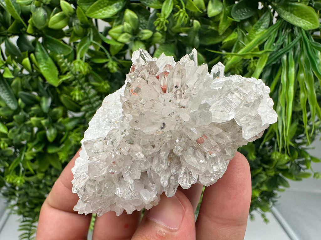 Quartz with Hematite & Iron Oxide: Collectible Mineral Specimen, Home Decor Stone