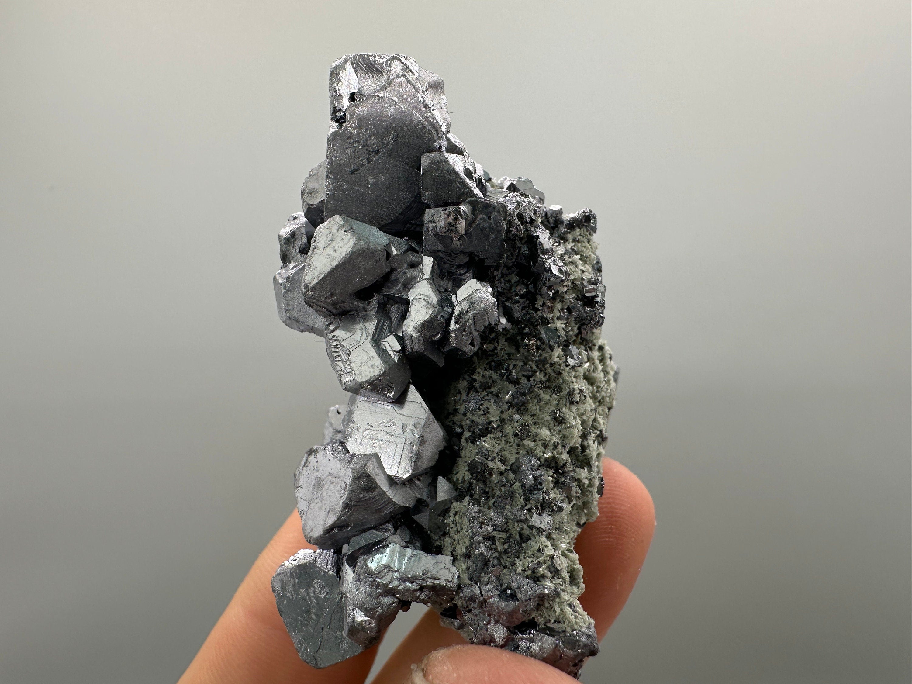 Shiny Galena Cluster: Natural Mineral Specimen, Borieva Bulgaria