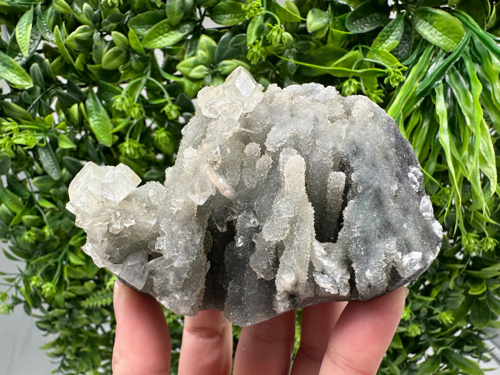 Natural Chalcedony Specimen: India Crystal Mineral, Home Decor
