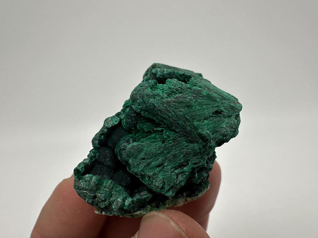 Green Polished Malachite Crystal, Congo Minerals, Chakra Stone