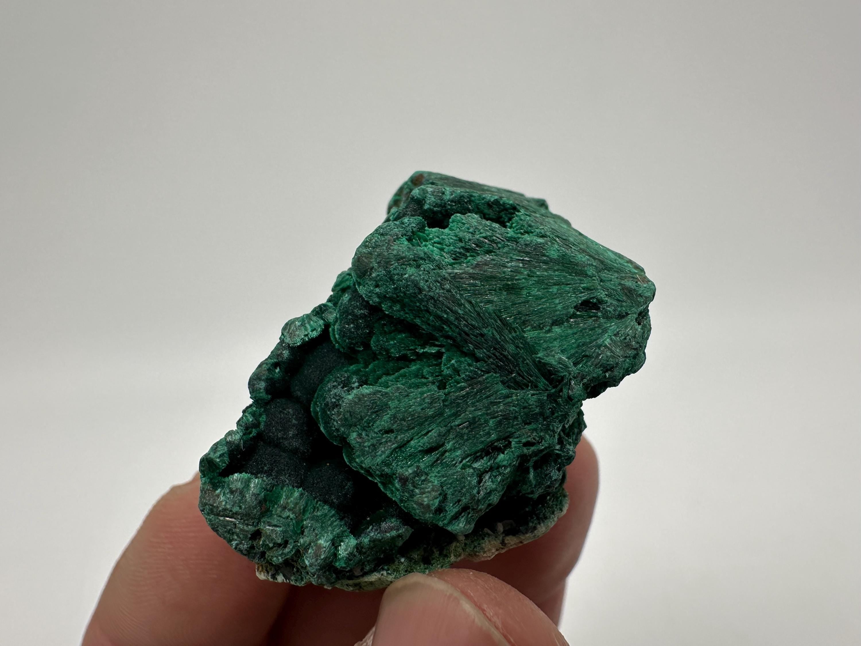 Green Polished Malachite Crystal, Congo Minerals, Chakra Stone