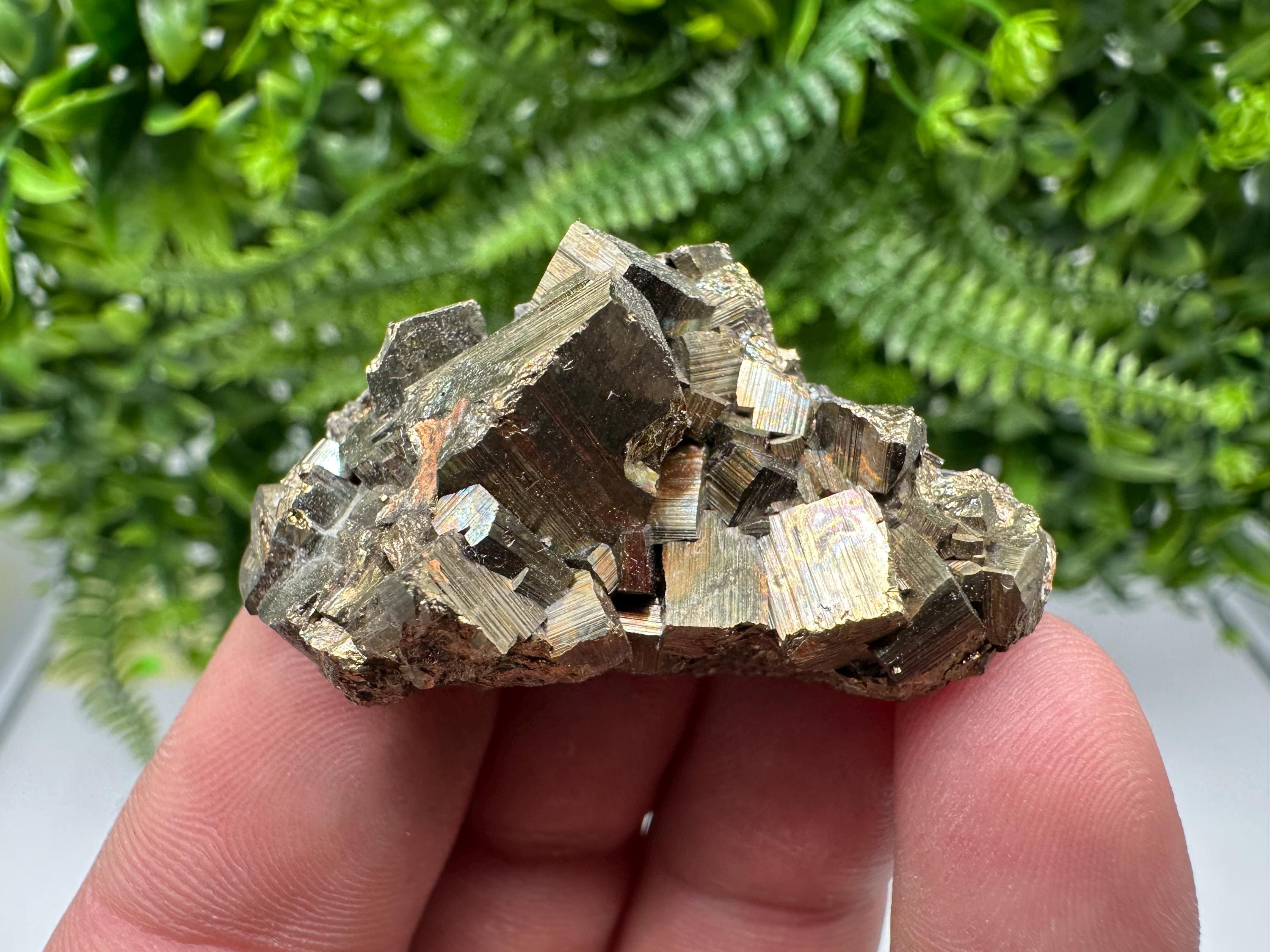 Sphalerite with Calcite and Pyrite Specimen, Bulgaria Mineral Decor