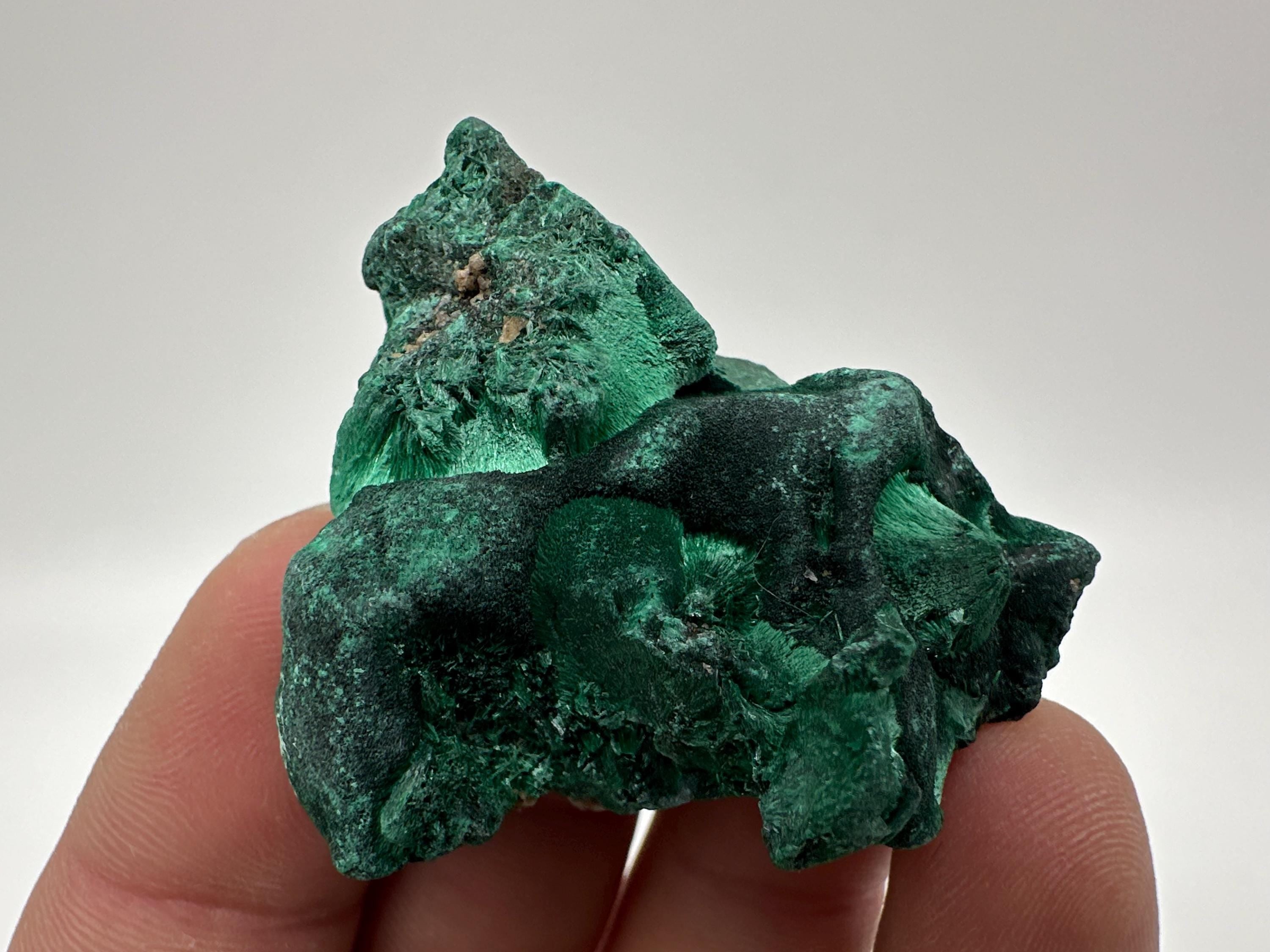 Green Polished Malachite Crystal, Congo Mineral Specimen (5/4.5/2cm)