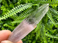 Amethyst Phantom Quartz Crystal, Chalcedony Chlorite Inclusions, Bulgaria