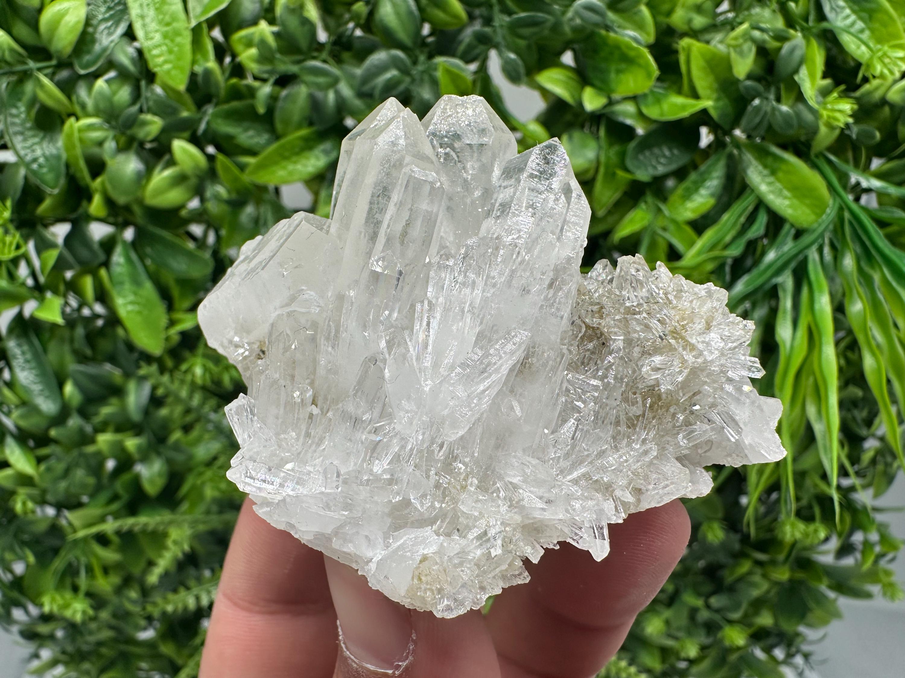 Transparent Quartz Crystal Cluster, Djurcovo Mine, Bulgaria