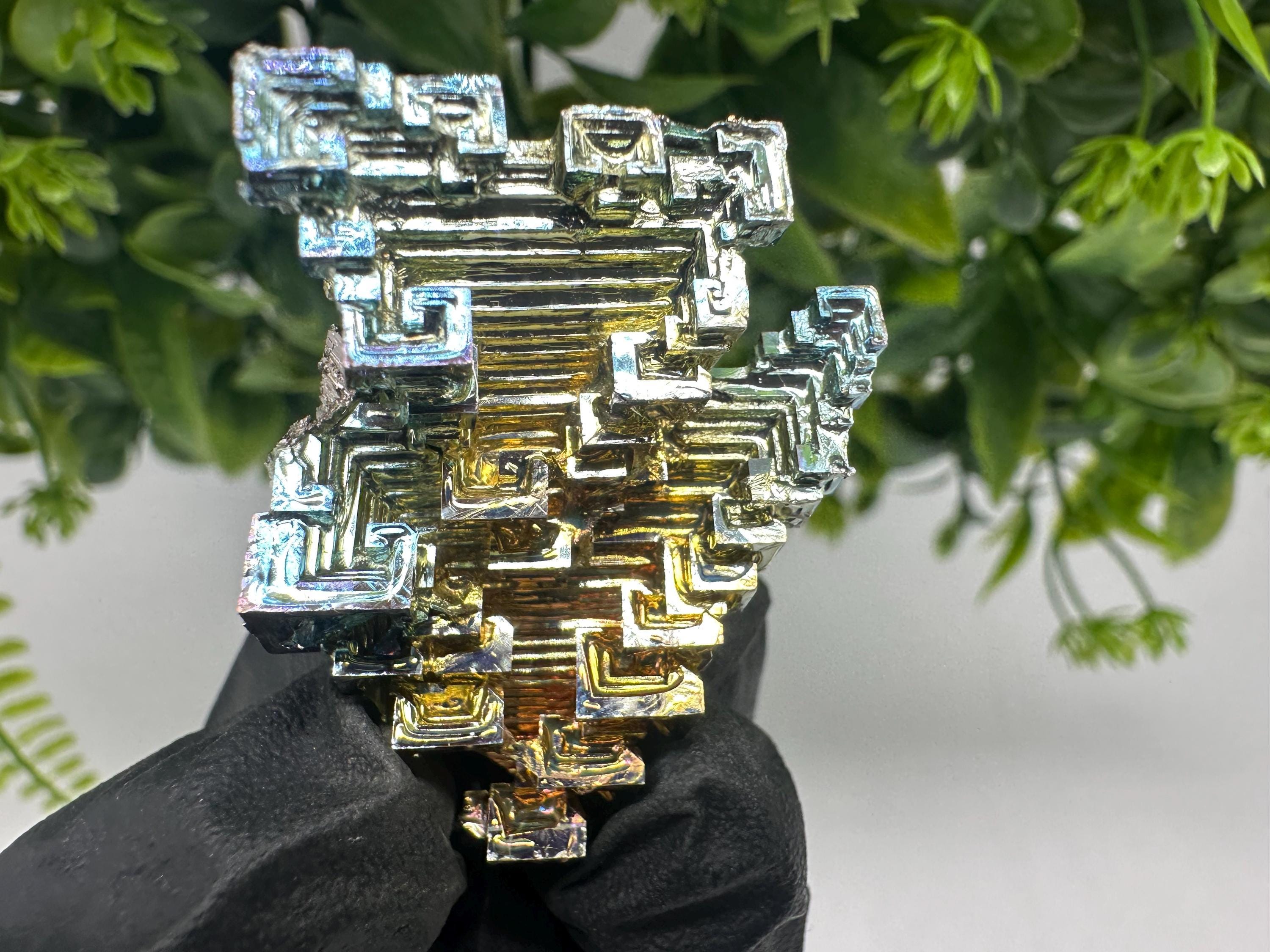 Rainbow Bismuth Crystal: Rare Gemstone Specimen,wholesale Bismuth