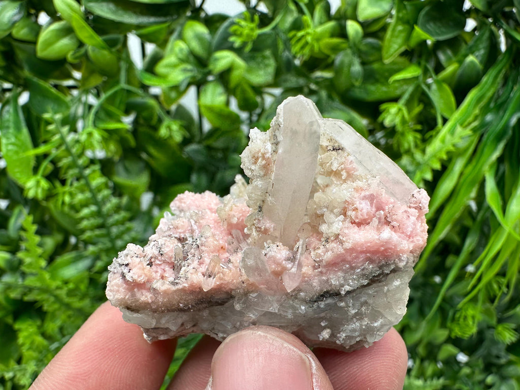 Pink Rhodochrosite Crystal: Starnica Mine, Bulgaria, Home Decor