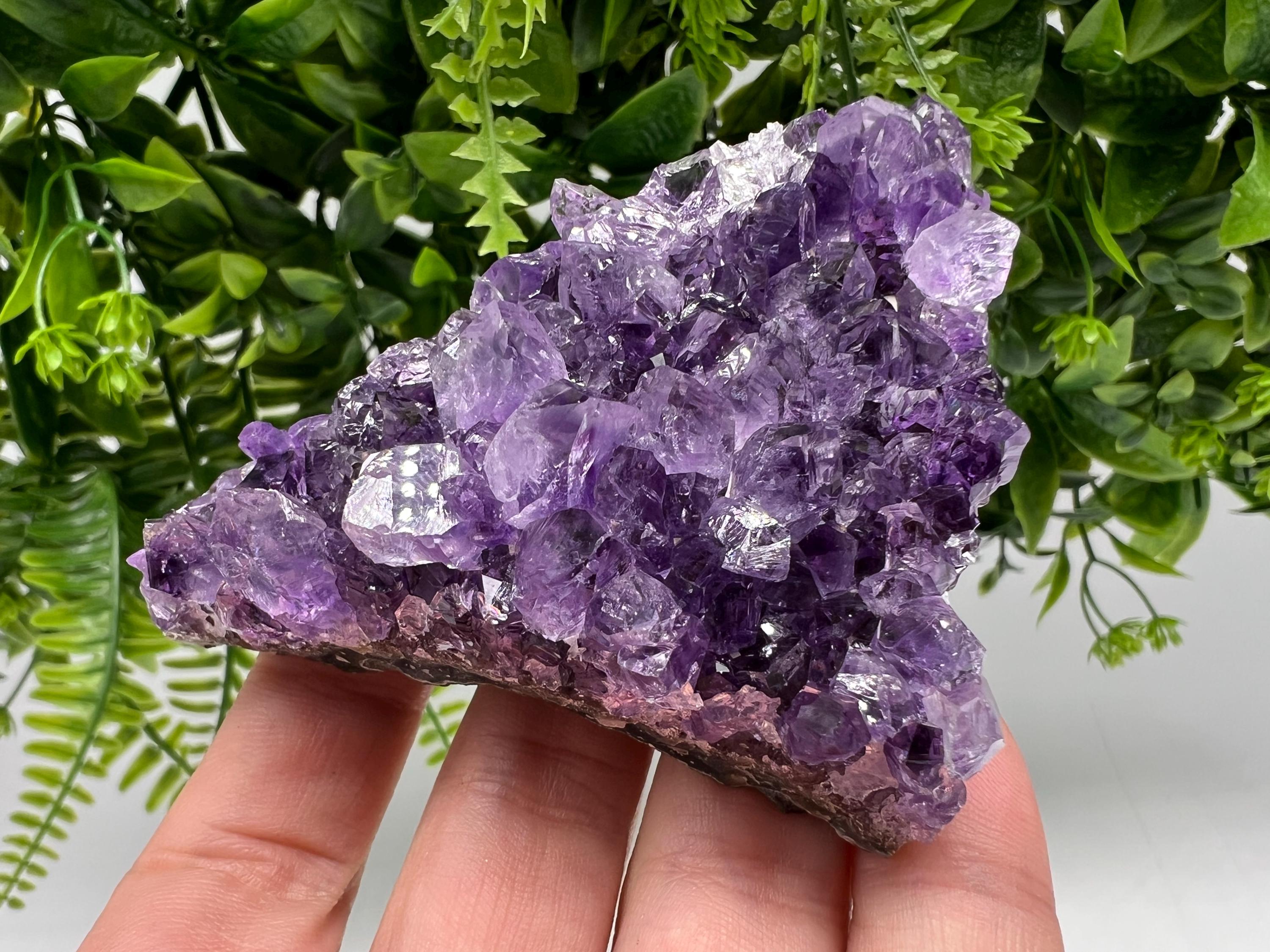 Stunning,Purple Amethyst from Uruguay,Natural Amethyst,Purple crystal,Pyrple Quartz,Crystal from Uruguay,Home decor,Energy crystal,Phantoms