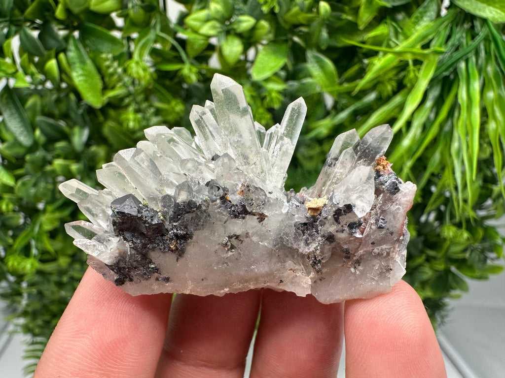 Stunning Quartz whit Sphalerite,Hematite,Iron oxide from 9th September mine,natural,collectible mineral specimen,home decor stone,gift,cryst