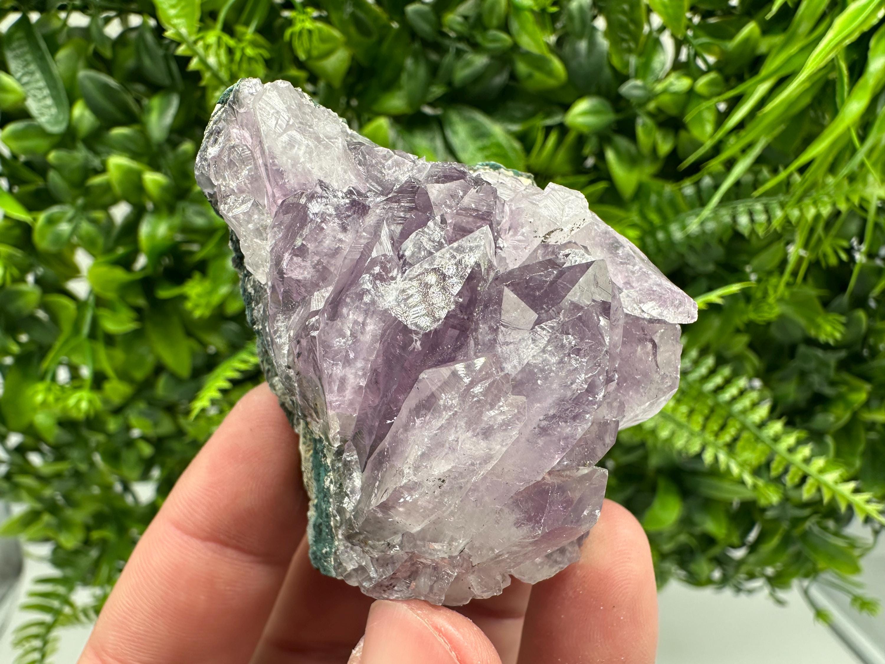 Brazilian Amethyst Crystal Cluster, Purple Quartz Specimen