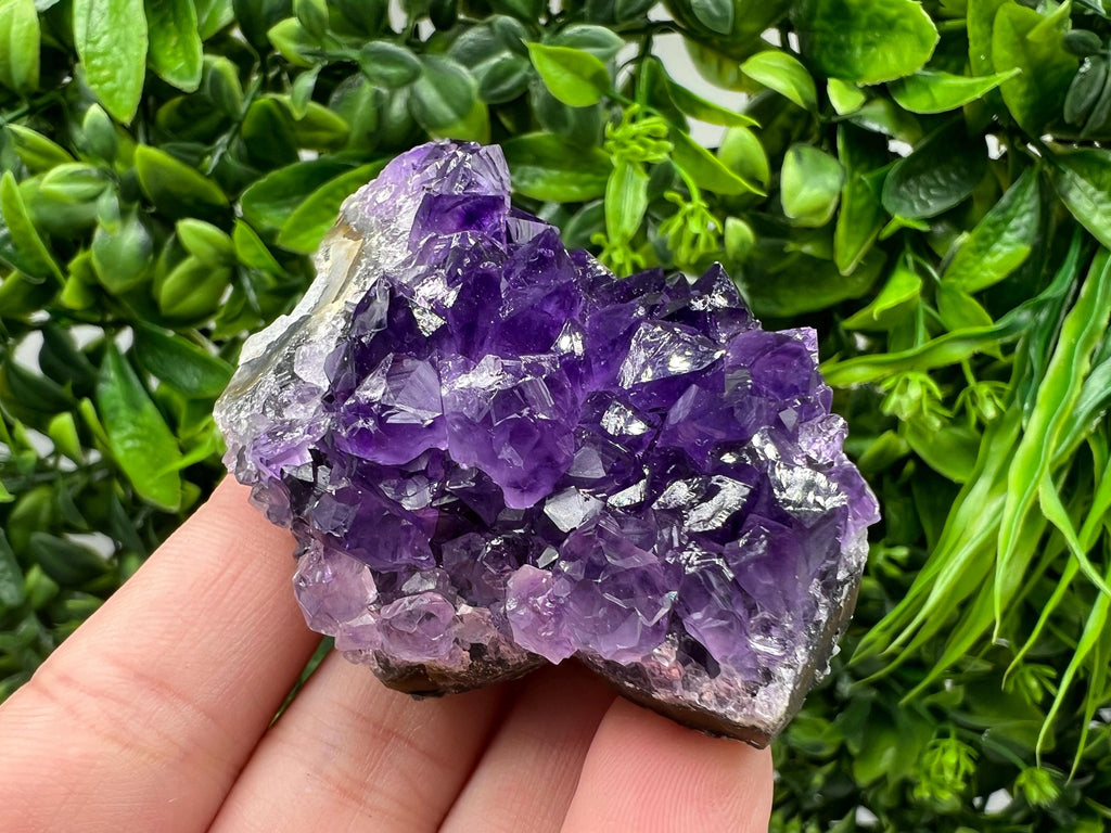 Uruguay Amethyst Crystal: Purple Quartz Home Decor, Energy Stone