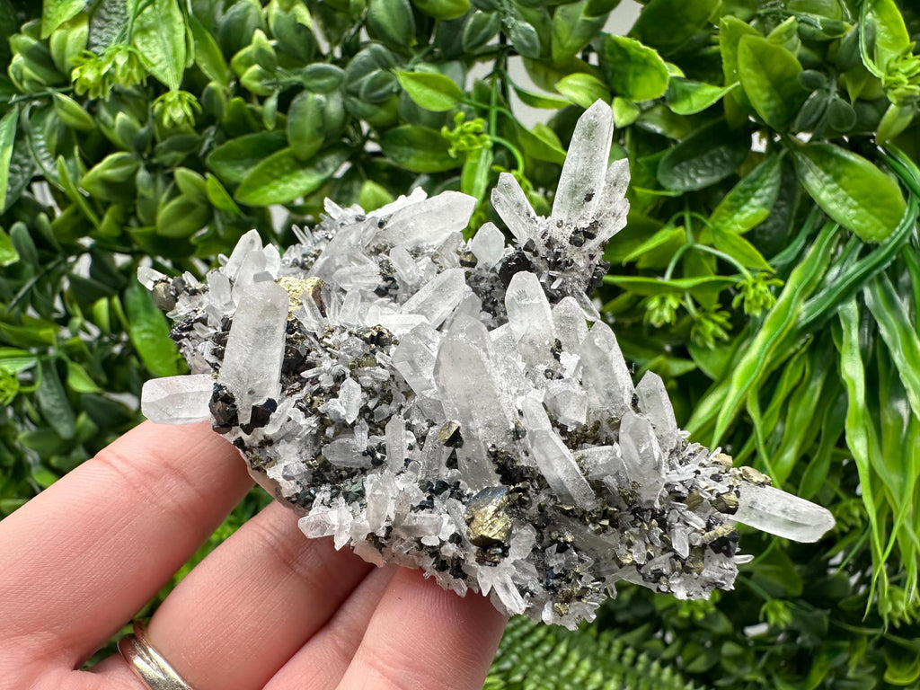 Wonderful Sphalerite Chalcopyrite on  Quartz whit Galena feom 9 th September mine,Bulgaria,natural,collection mineral specimen,gift