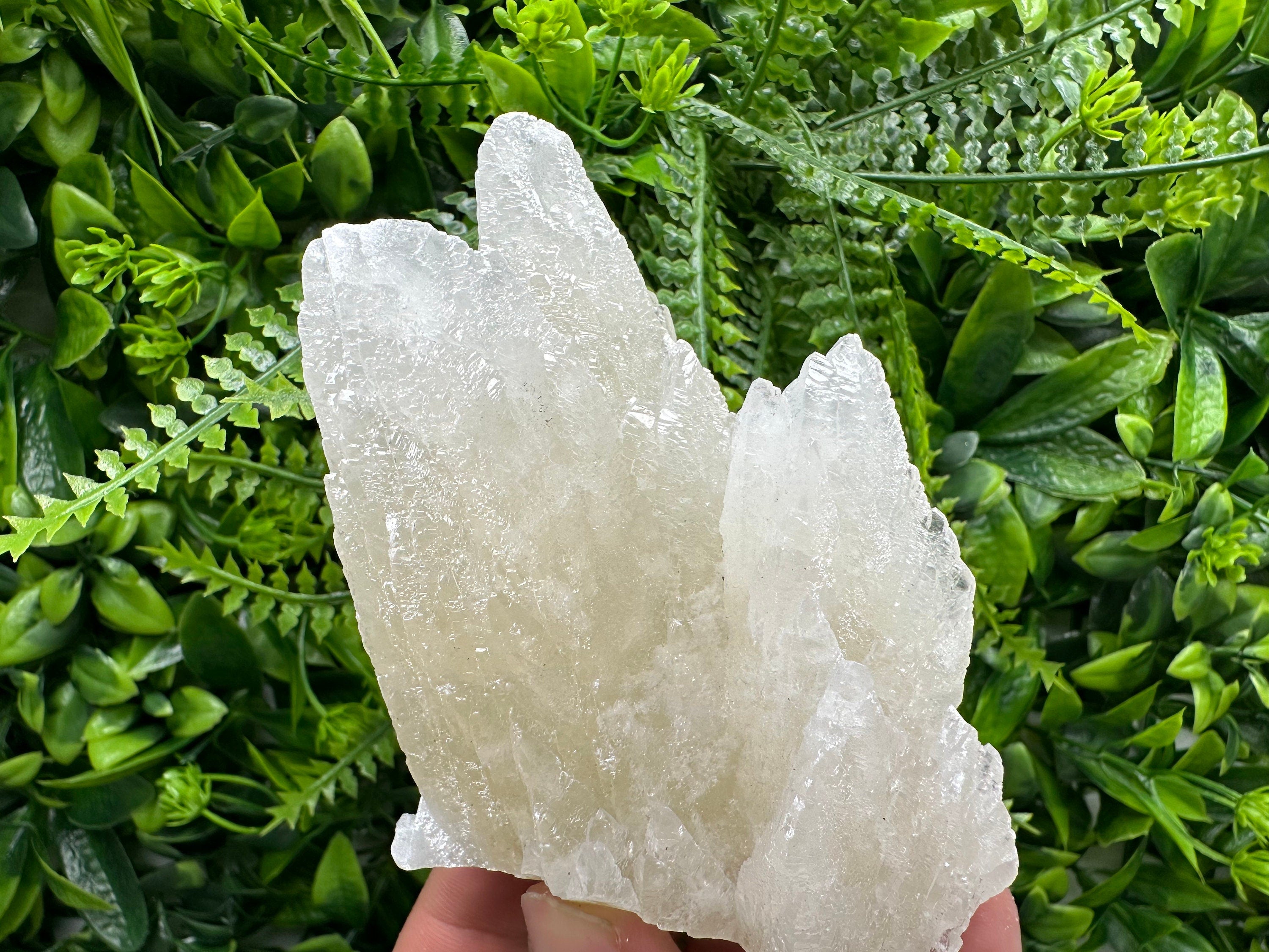 Rare UV Calcite Cluster: Djurcovo Mine, Bulgaria - Home Decor