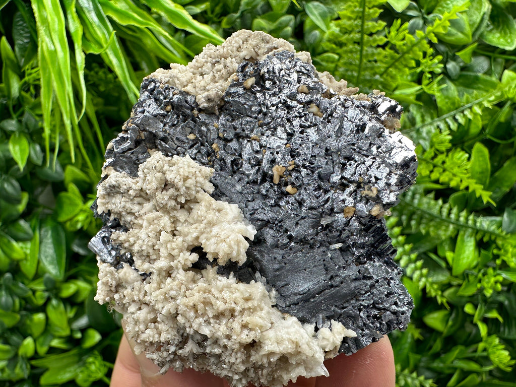 Galena with Dolomite, Rare Morphology Mineral Specimen