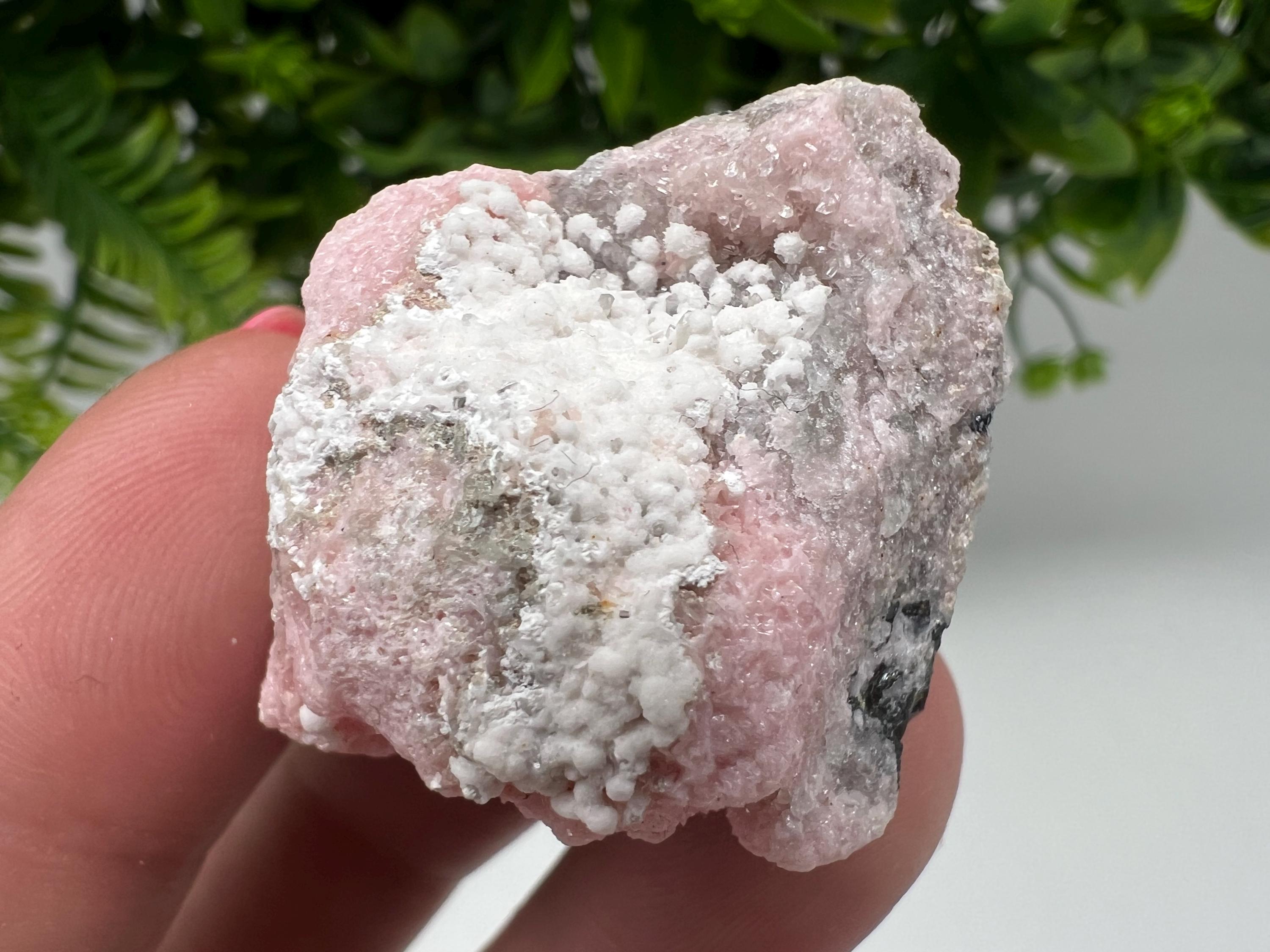 RARE Rhodochrosite with Calcite, Starnica Mine, Bulgaria