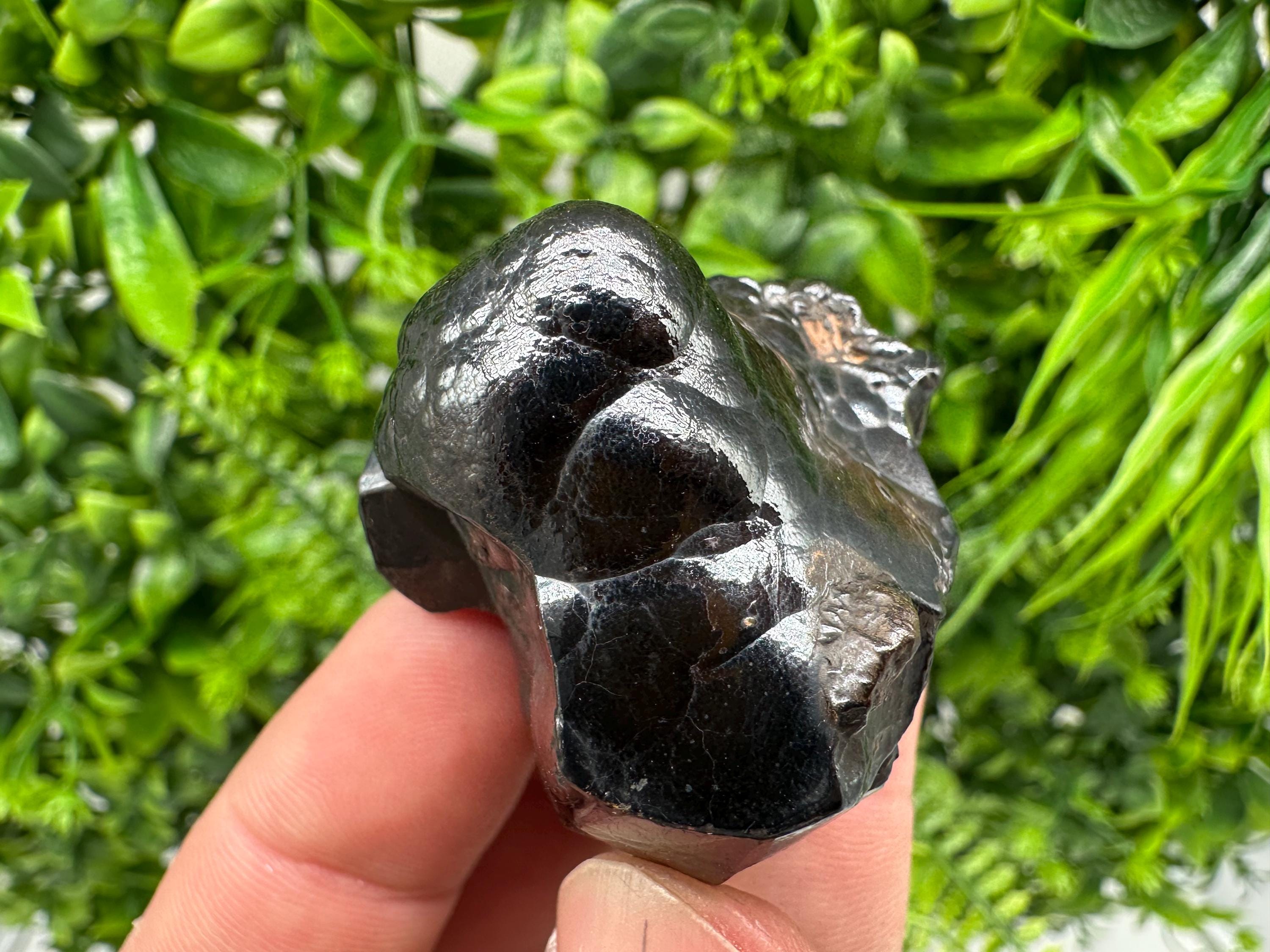 Moroccan Black Botryoidal Hematite Crystal Specimen, Chakra Reiki