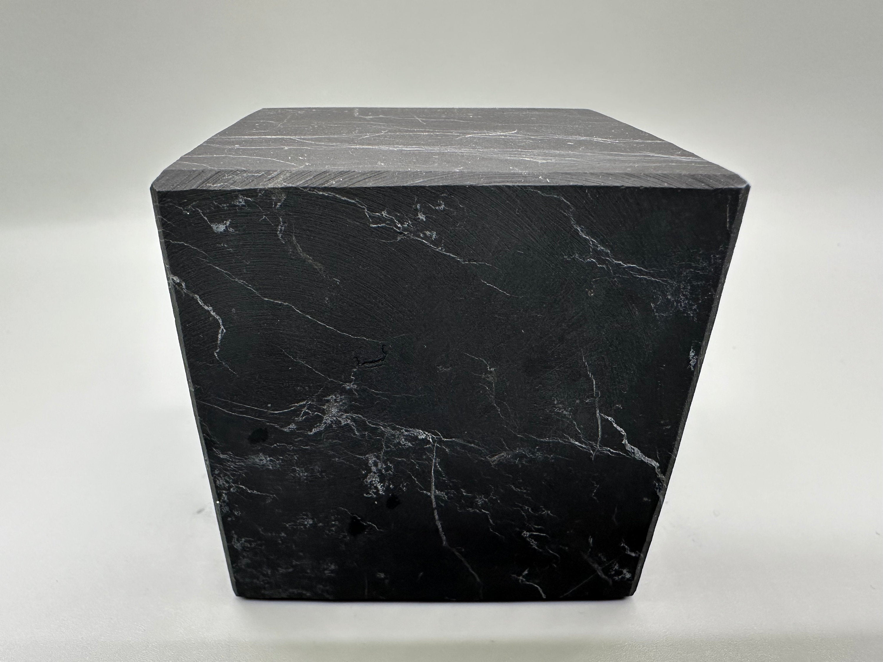 6cm Shungite Cube: EMF & 5G Protection, Healing Crystal
