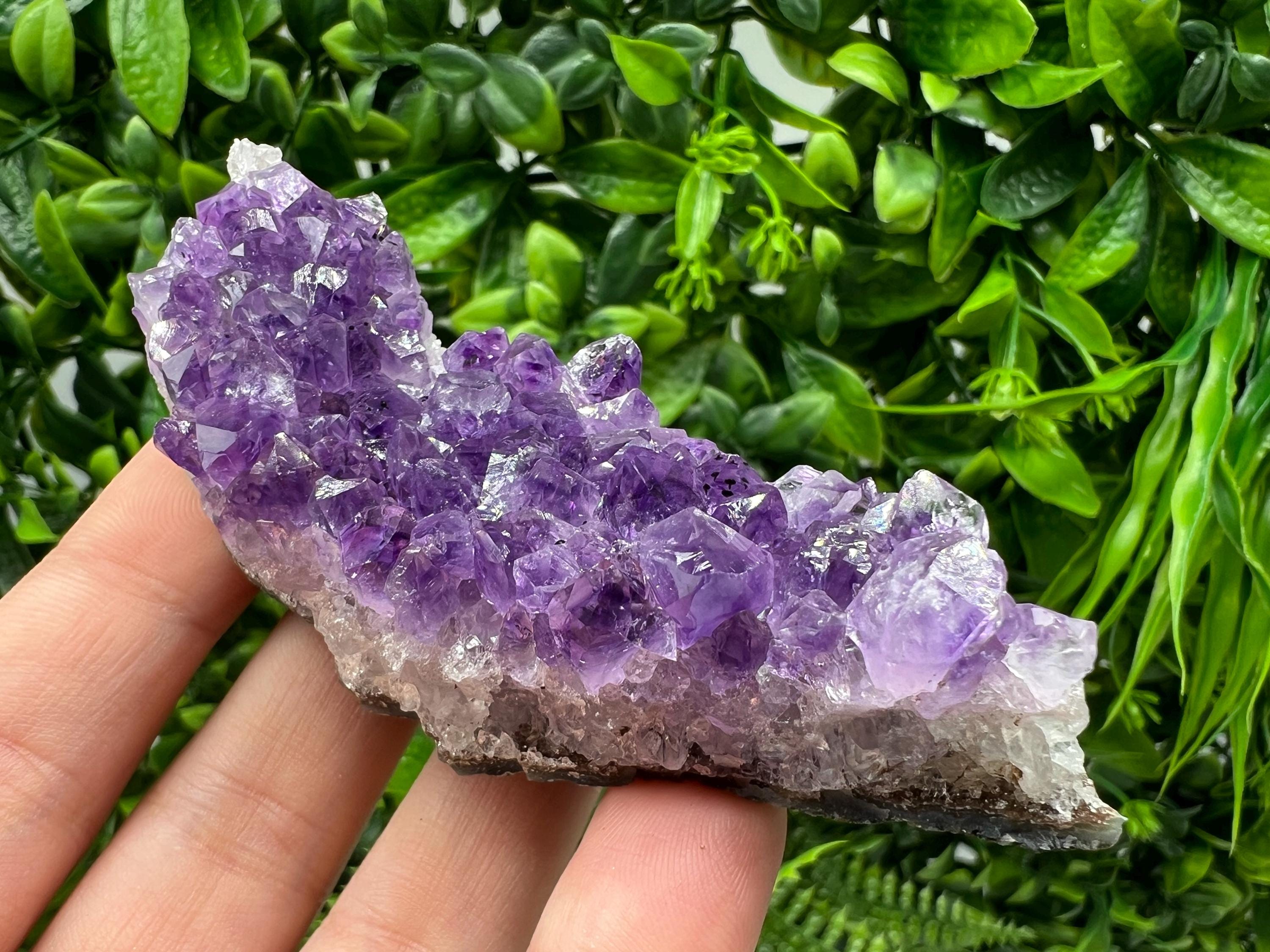 Uruguay Amethyst Cluster, Purple Crystal Home Decor