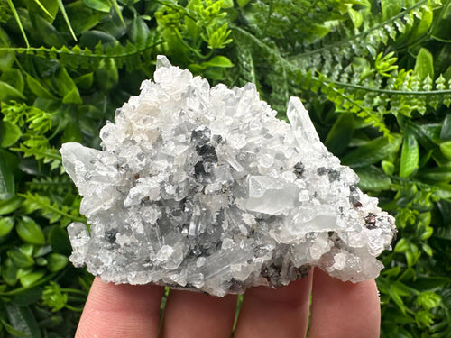 Borieva Mine Quartz Crystal, Calcite, Pyrite Specimen, Home Decor