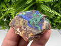 Moroccan Azurite and Malachite Mineral Specimen, Rare Crystal Collection