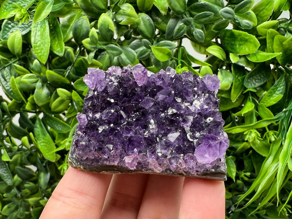 Uruguay Amethyst Crystal: Purple Quartz Home Decor, Energy Stone